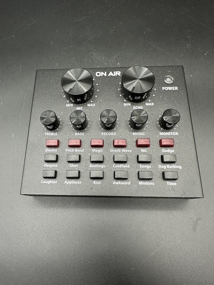 Tzumi 7254B Wave Mixer Multi-Cahnnel Interface Audio EQ/Sound Effects USA Ship