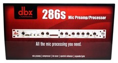 DBX 286S Mic Pre-Amp Processor 286 S Microphone/Instrument Preamp, Phantom Power