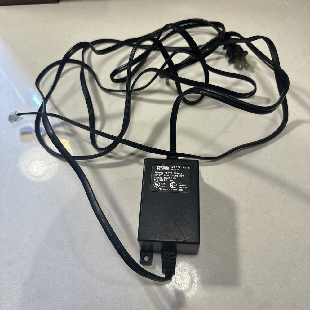 Rane RS 1 Power Supply AC Adapter 18VCT Genuine