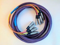 Belden 1803F 4 Channel 2in 2out AES Digital/Analog Snake Switchcraft XLR – 20ft