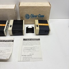 Clear-Com RS-501 Single-Channel Intercom Beltpack Made in USA – LOT OF 4