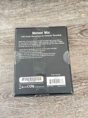 Samson Meteor Mic USB Studio Microphone – For Computer Recording – Open Box