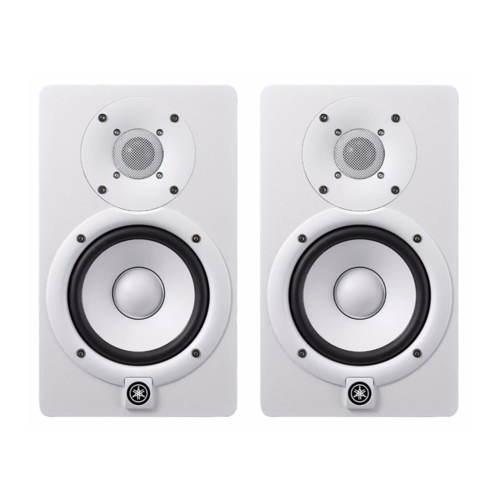 YAMAHA White HS5 W 5-Inch Powered Studio Monitor Pair, White