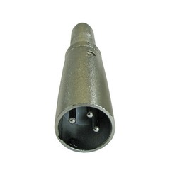 3p XLR male to 1/4 TRS female stereo balanced unbalanced Microphone Mic Adapter