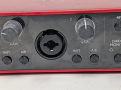 Focusrite Scarlett 2i2 3rd Gen USB-C Audio Interface 2×2 Red (254)