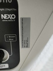 Nexo IDS110-E-PW 10″ Long Excursion Speaker Pro Compact Subwoofer 650W 125DB