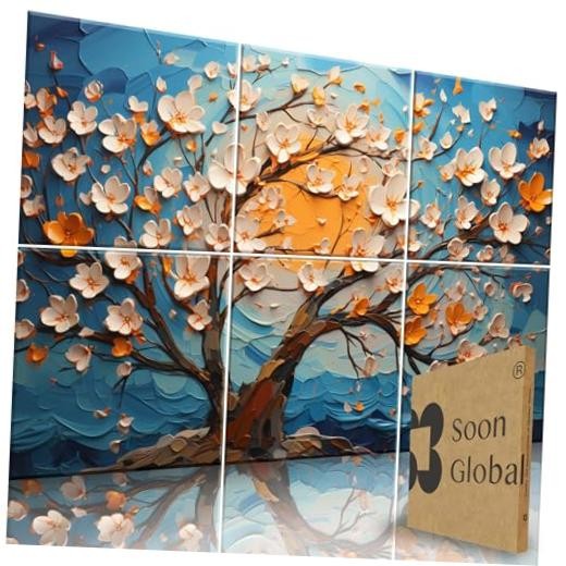 Acoustical Wall Panels Art Acoustic Panels, Decorative 72 X 48 Inches Canvas