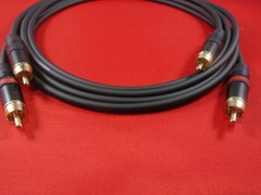 2′ Mogami 2964 SPDIF 75 Ohm Dual Superflexible Cable w/ Neutrik Gold RCA.