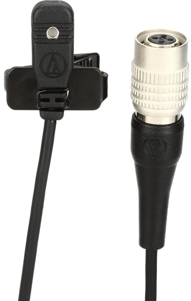 Audio-Technica MT830cW Lavalier Microphone for Audio-Technica Wireless – Black