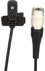 Audio-Technica MT830cW Lavalier Microphone for Audio-Technica Wireless – Black