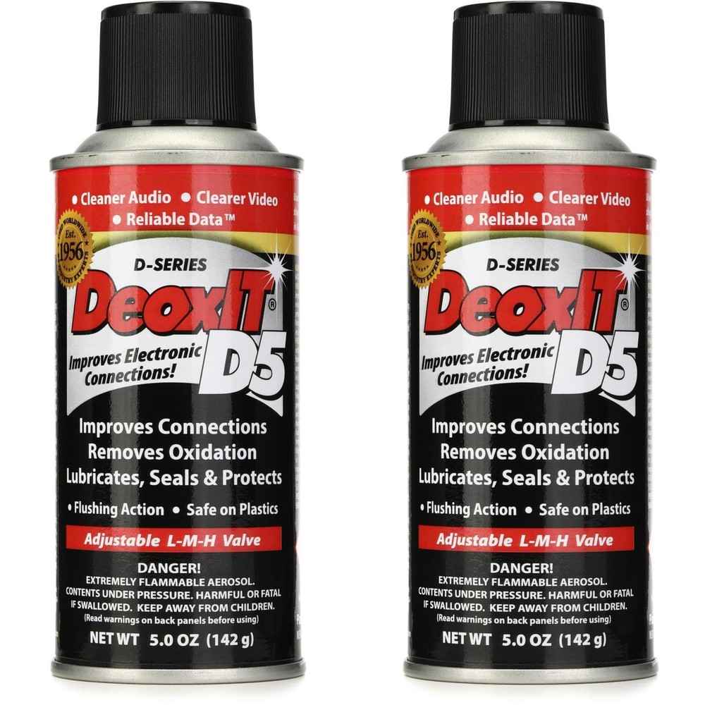 CAIG Laboratories DeoxIT D5 Contact Cleaner 5% Solutions (2 Pack)