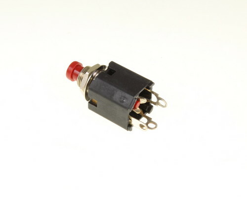 4x H103 Switchcraft Hi-D Pushbutton Red Switch Solder Lugs Push Button