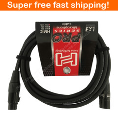 Hosa Pro Microphone Cable HMIC-015 (15 Feet) , Neutrik REAN XLR3F to XLR3M 15Ft
