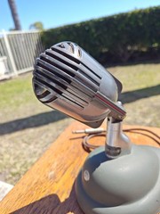 Rare Early Shure 508C Stratoliner Dynamic Microphone Original Stand – Serial 111