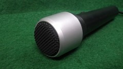 Vintage Realistic Hand Held Microphone w/Dual Plugs 1970s