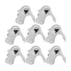 8 Pack Large 2.5″ Chrome Ball Corners for PA DJ Rack Road ATA Case