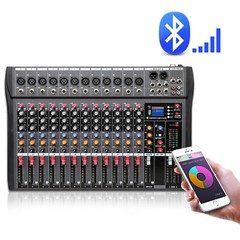 8/12/16 Channel Professional Live Studio Audio Mixer Power Mixing Console Sound