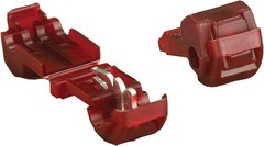 3M 22-18 AWG Red T-Tap Wire Connectors Quick Splice Terminal 100 Pack