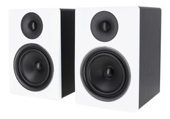 Pair Rockville APM6W 6.5″ 350W Powered Studio Monitors+Stands+Pads+Headphones