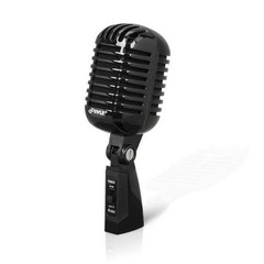 Pyle Classic Retro Vintage Style Wired Dynamic Microphone (Black) PDMICR42BK