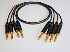 4 Channel TRS loom – Mogami 2931 – Neutrik – Choose your length!