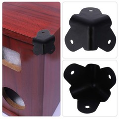 16Pcs Speaker Cabinet Corner Protectors Rounded Metal Edge Guards for Dj and …