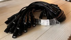 20-Count – 3’ – EtherCon Patch Cable – Unshielded – 24AWG – CAT5E – Black