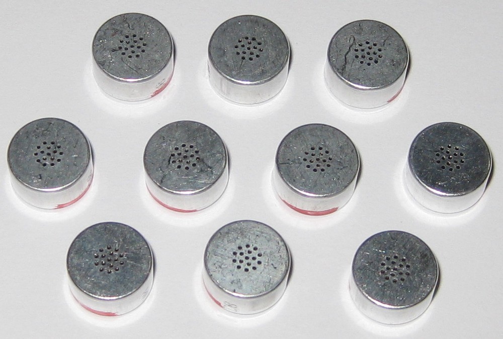10 X Mini Electret Microphone – Non Directional Spy Microphone – 10 mm x 5 mm 6V