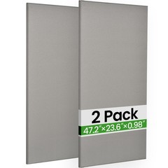 2 Acoustic Sound Absorbing Panels 48″X24″x 0.98”