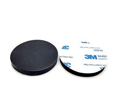 2″ Wide Round Rubber Stick on Feet Bumpers 1/4″ Thick 3M Adhesive Backing Pads