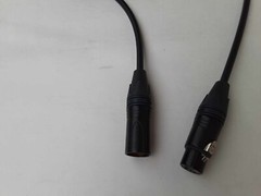 CANARE BLACK QUAD MICROPHONE MIC CABLE NEUTRIK XLR 100 FT