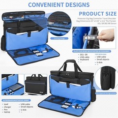 Padded DJ Controller Travel Bag 23”x3.54”x14.2” for Secure Equipment Transport