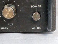 Amplifier Public Address TEI 49-108 AC/DC 50 Watts AC 117V, DC12V, With Bracket.