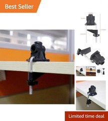 Versatile Universal Clamp for Desktop Mount – Secure Microphone & Lamp Holder