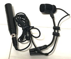 Audio-Technica PRO35 Condenser Clip Microphone XLR for Wind String Instruments