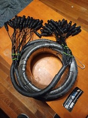 Seismic Audio 24 Channel Snake | Neutrik Gold XLR-F XLR-M | 35 Feet 35 ft.