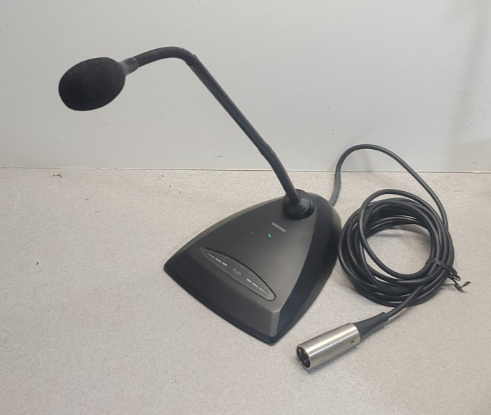Shure Microflex MX412D/S Supercardioid 12″ Gooseneck Desktop Microphone 3pin XLR