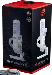 Asus ROG Carnyx 192kHz/24-bit USB Condenser Microphone Studio Gaming White RGB