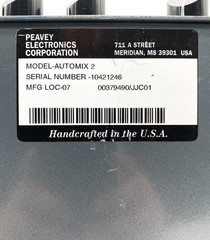 PEAVEY AUTOMIX 2 8-CHANNEL AUTOMATIC MIXER 120VAC 60Hz 15W