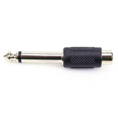 RapcoHorizon Phono/RCA Female to 1/4″ TS Male Audio Adapter Plug Unbalanced HAGP
