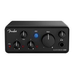 Fender AudioBox GO USB C Audio Interface with Instrument Input (Black)