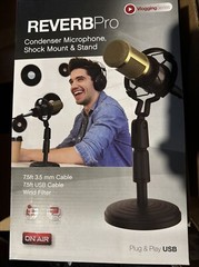 BRAND NEW PodCast Mic Series Reverb Pro Condenser Microphone Shock Mount Stand