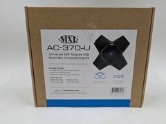 MXL Universal 360 Degree USB Microphone Conference Room Kit (AC-370-U) – Black