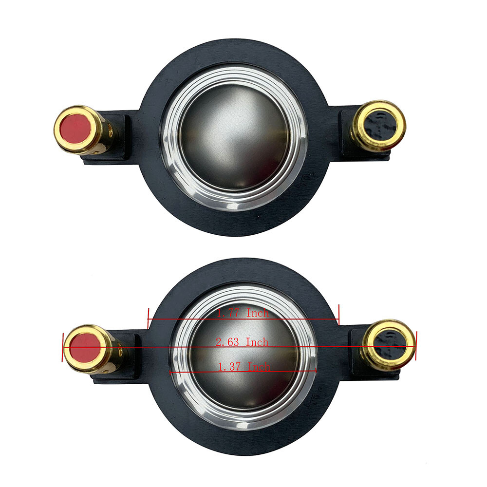 Dual 25MM Compression Replacement Diaphragms For PA Speaker Driver 8 Ohm Tweeter