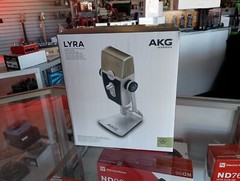 AKG Lyra Microphone 192 kHz for Podcast Studio Music Video – C44USB