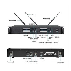 8 Channel Digital Discussion System 1 Chairman 25 Delegate Conference Microphone