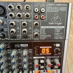 Behringer XENYX-X1204USB 12-Channel USB Audio Mixer with Effects