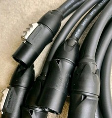 Lot Of 5 Neutrik Powercon True1 25 Ft Extension Jumper Cable 20A 250 Brand New
