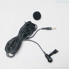 Normal 3.5mm Stereo Lavalier Microphone For Recording Speech Singing Laptop 6m