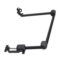 Microphone Arm Stand 180 Degree Adjustable Stable Durable Carbon Steel Desk XDIF